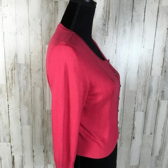 WHBM Button Down Knit Cardigan Sweater S Career - Picture 2 of 6